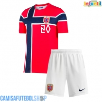 Camisa de time de futebol Noruega Antonio Nusa #20 Replicas 1º Equipamento Infantil Mundo 2026 Manga Curta (+ Calças curtas)